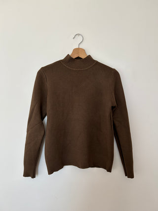 Pull thermique marron