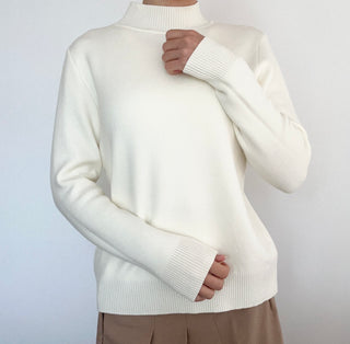 Pull thermique blanc